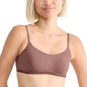 Bustier Go Daily Cotton SLOGGI. Katoen materiaal. Maten XL. Kastanje kleur