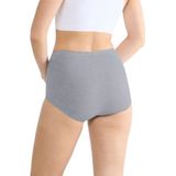 SLOGGI - Basic+ - Set van 4 Maxi Slips - Grijs - Katoen