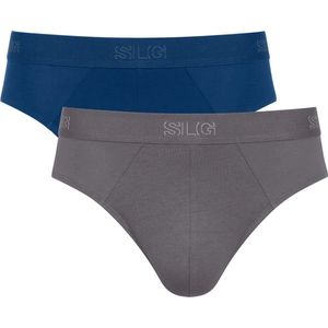 Sloggi - SLG Base Brief C2P - Onderbroek - Grijs Blauw