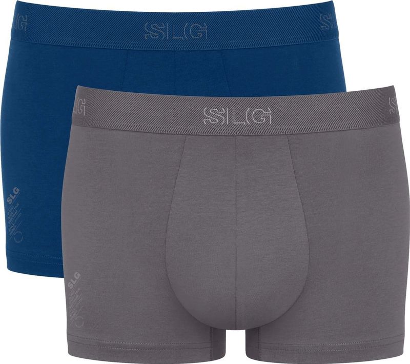 Sloggi - SLG Base Trunk C2P - Onderbroek - Grijs Blauw