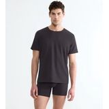 Sloggi - SLG base - Heren T-shirts - Blauw - Ronde Hals