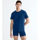 Sloggi - SLG base - Heren T-shirts - Blauw - Ronde Hals