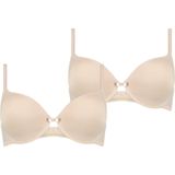 TRIUMPH - Beauty-Full Essential - BH - Beige - Full Cup - Multiway Bandjes - 2 Pack