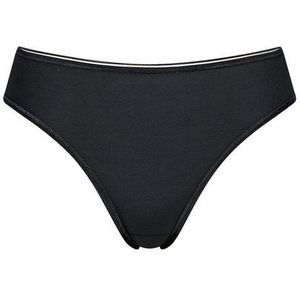 Feel Sensational - Tai Dames Slip - Ondergoed - Zwart - Katoen