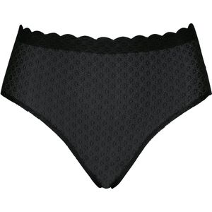 Sloggi - ZERO Feel Lace - Hoge Dames Slip - Zwart