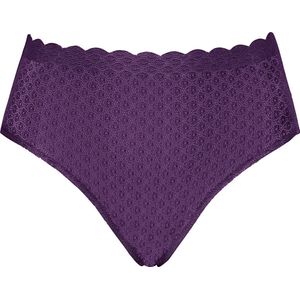 ZERO Feel - High Waist Slip - Kant - Geometrisch - Zwart