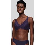 TRIUMPH - Body Make-Up Illusion Lace - BH - Donker Violet - Polyamide
