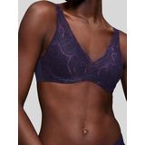 TRIUMPH - Body Make-Up Illusion Lace - BH - Donker Violet - Polyamide