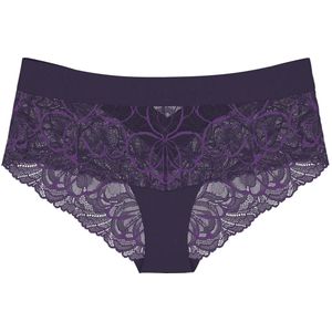 TRIUMPH - Body Make-Up Illusion Lace - Hipster - Donker Violet - Polyamide