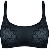 Triumph - Fit Smart Beugelloze Bh - Kleur: Zwart - Materiaal: Kant