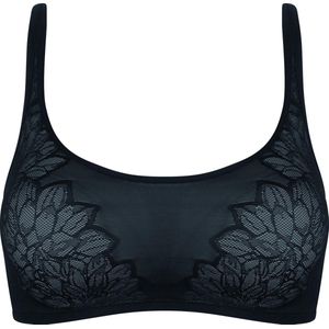 Triumph - Fit Smart Beugelloze Bh - Kleur: Zwart - Materiaal: Kant