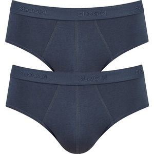 Sloggi Men 24/7 Midi, heren slips (2-pack), blauw