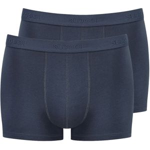 Sloggi Men 24/7 Short - heren boxers (2-pack) - blauw - Maat: S