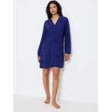 TRIUMPH - BOYFRIEND FIT - Nachthemd - Blauw - 100% Viscose