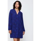TRIUMPH - BOYFRIEND FIT - Nachthemd - Blauw - 100% Viscose
