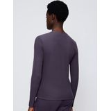 Triumph - MIX & MATCH - Pyjamatop - Grijs - Lange Mouwen - V-hals