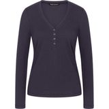 Triumph - MIX & MATCH - Pyjamatop - Grijs - Lange Mouwen - V-hals