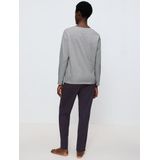 PK 01 LSL - Pyjama - Donkergrijs Melange