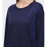 TRIUMPH - BOYFRIEND FIT - Nachthemd - Blauw - 100% Viscose