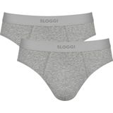 Sloggi - EVER Ease Brief - Heren Onderbroek - Grijs - 2-pack