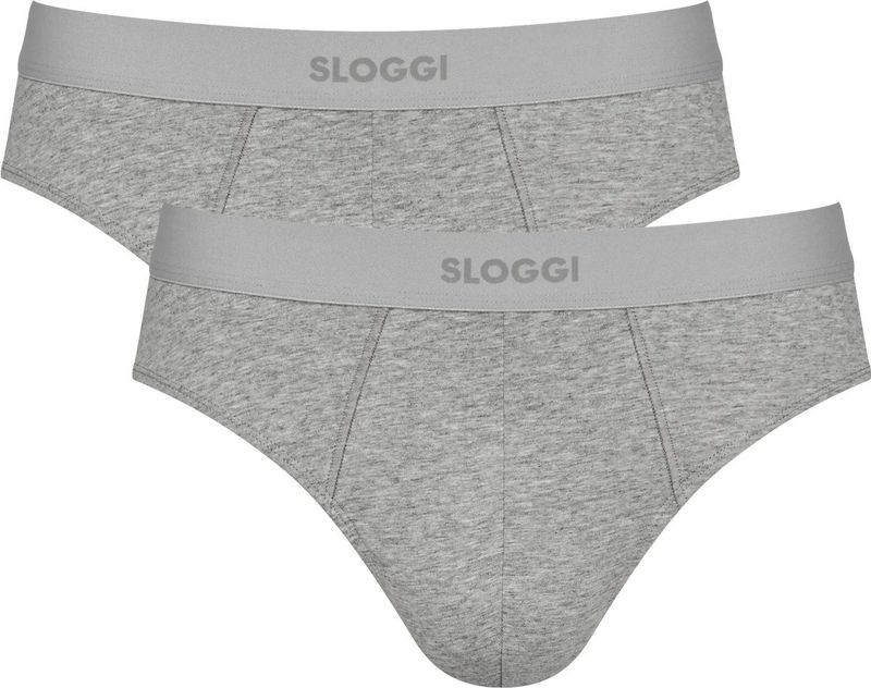 Sloggi - EVER Ease Brief - Heren Onderbroek - Grijs - 2-pack