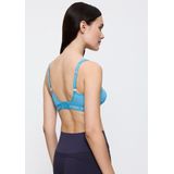 Sport BH - Turkish Blue - Naadloos - Ademend - Elastisch