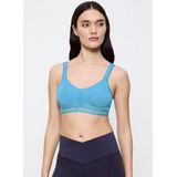 Sport BH - Turkish Blue - Naadloos - Ademend - Elastisch