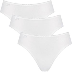 Slips - Wit - Katoen - Aansluitend met Kanten Randje