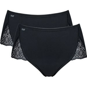 Sloggi - Pure Sense Luxe - Maxi Slip - 2-Pack - 88% Polyamide, 12% Elastaan