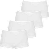 SLOGGI - Boxer Feel Sensational - Wit - Katoen - Set van 4