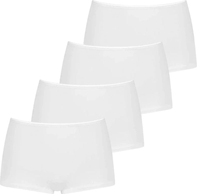 SLOGGI - Boxer Feel Sensational - Wit - Katoen - Set van 4