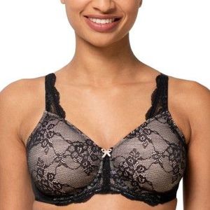 Triumph Minimizer-BH "Contouring Sensation W01", verkleinert die Brust optisch um eine Cup-Größe, florale Spitze