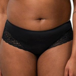 Triumph - Amourette Spotlight - Lingerie Hipster - Zwart - Kanten Microfiber