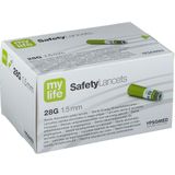 mylife - Safety Lancetten - 200 stuks - 28G - 1,5 mm diepte
