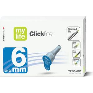 Mylife - Clickfine - Pennaalden - 6mm 31G - 100 stuks