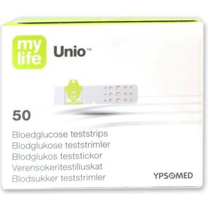 Mylife Unio glucose teststrips 50 stuks