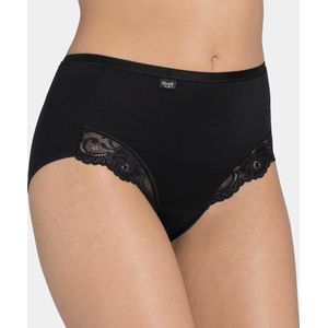 Sloggi Romance Maxi Kanten dames taille slip 54 Zwart