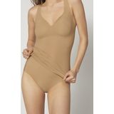 Sloggi Women ZERO Feel Maxi EX, onzichtbare hoge dames slip, beige -  Maat: XS