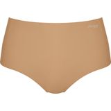 Sloggi Women ZERO Feel Maxi EX, onzichtbare hoge dames slip, beige -  Maat: XS