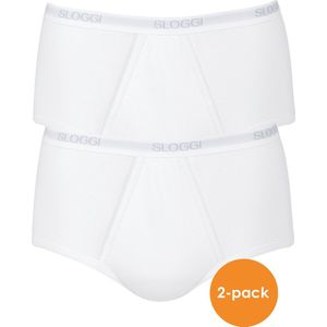 Sloggi Men Basic Maxislip (set van 2) Wit