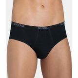 Sloggi - Basic Midi - Slips - Grijs - 2-Pack, 94% Katoen, 6% Elastaan