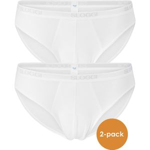 Sloggi - Basic Mini - Heren Slips - Wit - Katoen - 2-pack