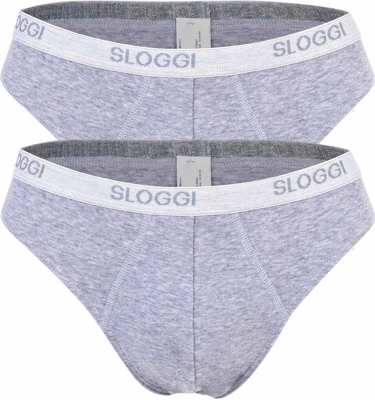 Sloggi Basic Mini 2p herenslip (2 stuks), Zwarte combinatie
