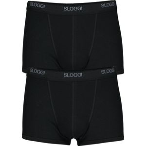 Sloggi 2-pak Basic boxershort heren - Zwart