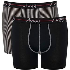 sloggi Heren Start Short C2P Box Boxershorts, Multiple Colours 5, 8, Red - Dark Combination, 6
