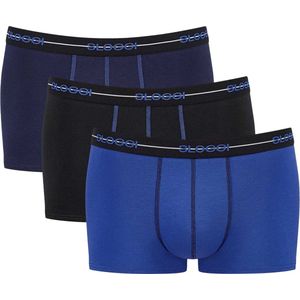 SLOGGI - Boxershorts - Set van 3 - Blauw - Violet - Zwart - Katoen