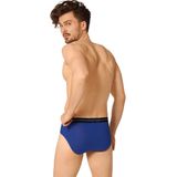 SLOGGI - Set van 3 Slips - Blauw - Violet - Zwart - Katoen