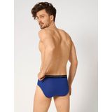 SLOGGI - Set van 3 Slips - Blauw - Violet - Zwart - Katoen