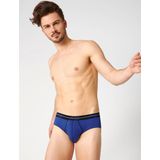 SLOGGI - Set van 3 Slips - Blauw - Violet - Zwart - Katoen