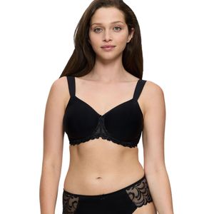 Triumph - Minimizerbeha - Naadloos - Zwart - 65% Polyamide